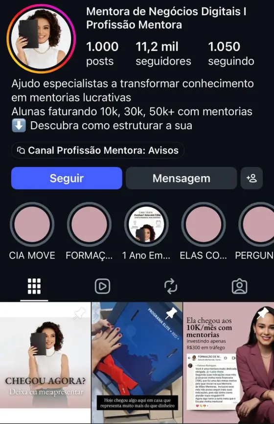 Experiência da trajetória VOP COMPANY