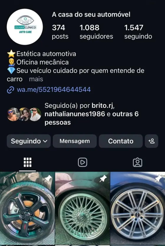 Experiência da trajetória VOP COMPANY