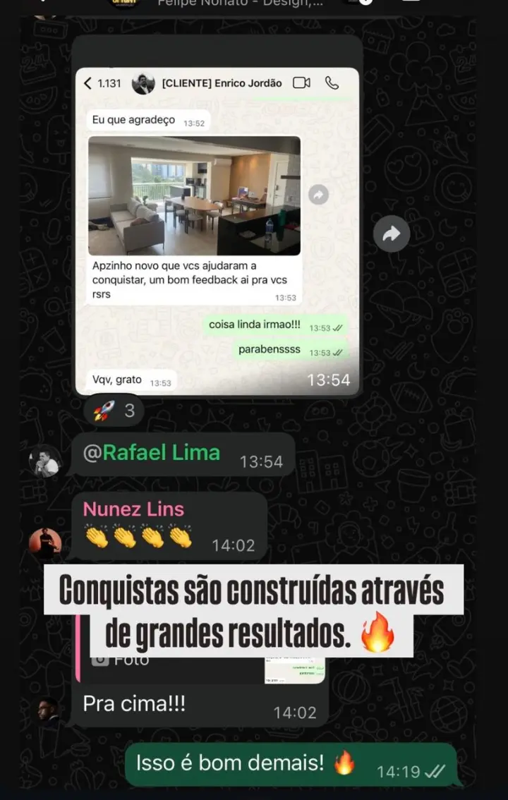 Feedback do cliente Enrico Jordão