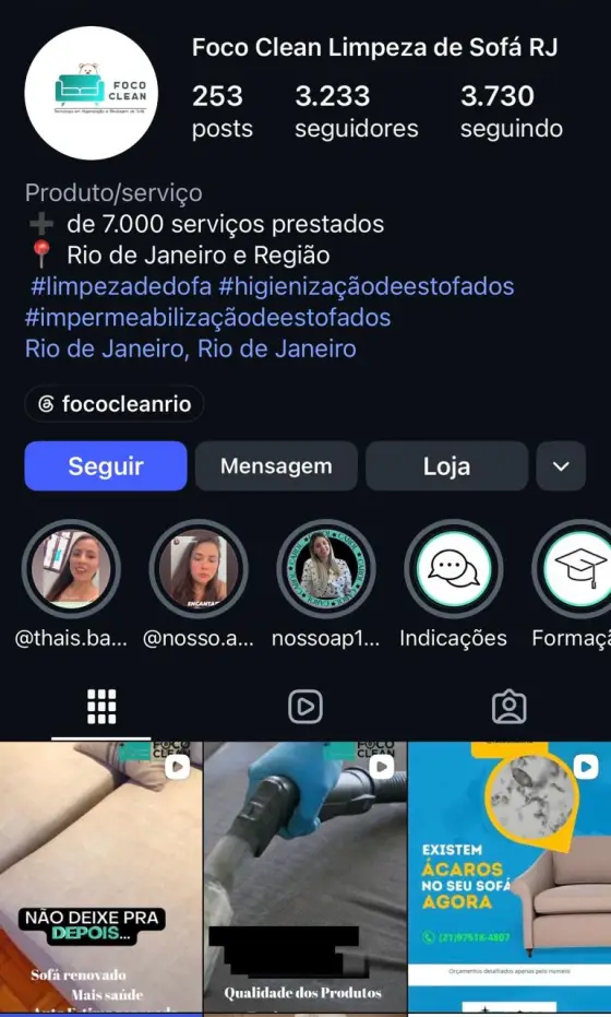 Experiência da trajetória VOP COMPANY